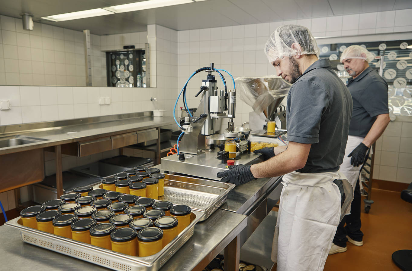 Wir sind erfahren in Lebensmittelherstellung und Verarbeitung für Startups, Wiederverkäufer/Comestibles, Gastronomiebetriebe, Heim- und Spitalküchen sowie Gemeinschaftsgastronomie.