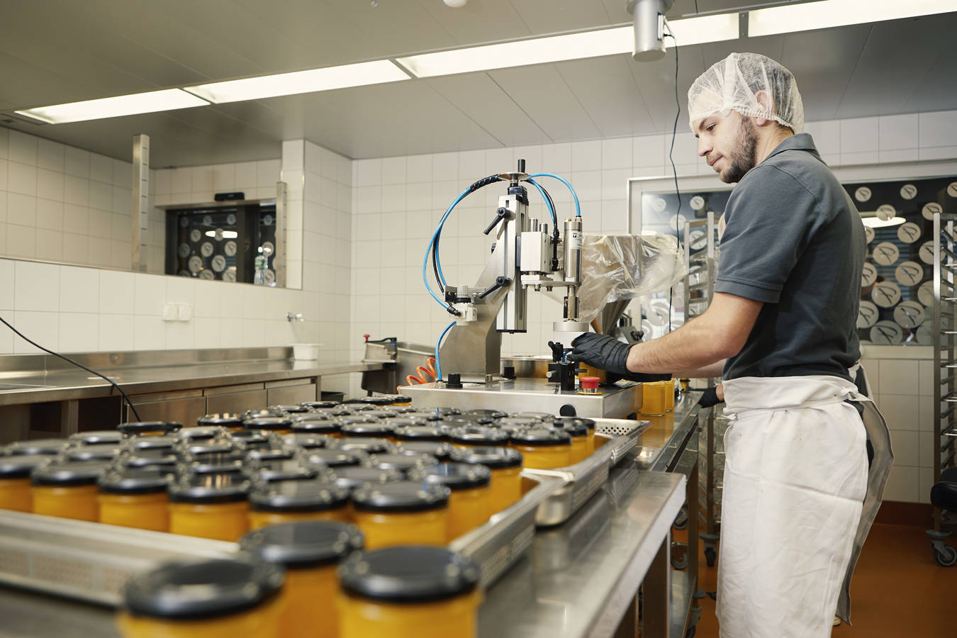 Wir sind erfahren in Lebensmittelherstellung und Verarbeitung für Startups, Wiederverkäufer/Comestibles, Gastronomiebetriebe, Heim- und Spitalküchen sowie Gemeinschaftsgastronomie.