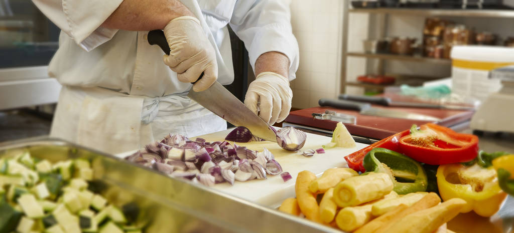 Zubereitung ausgewogene und gesunde Verpflegung