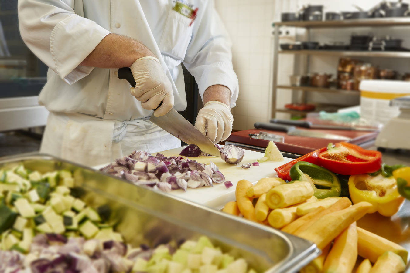 Zubereitung ausgewogene und gesunde Verpflegung