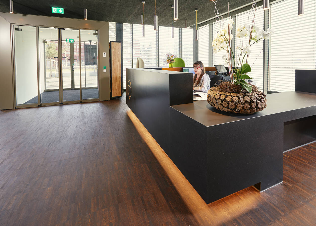 Wir heissen Sie in unserem Eingangsbereich Willkommen.