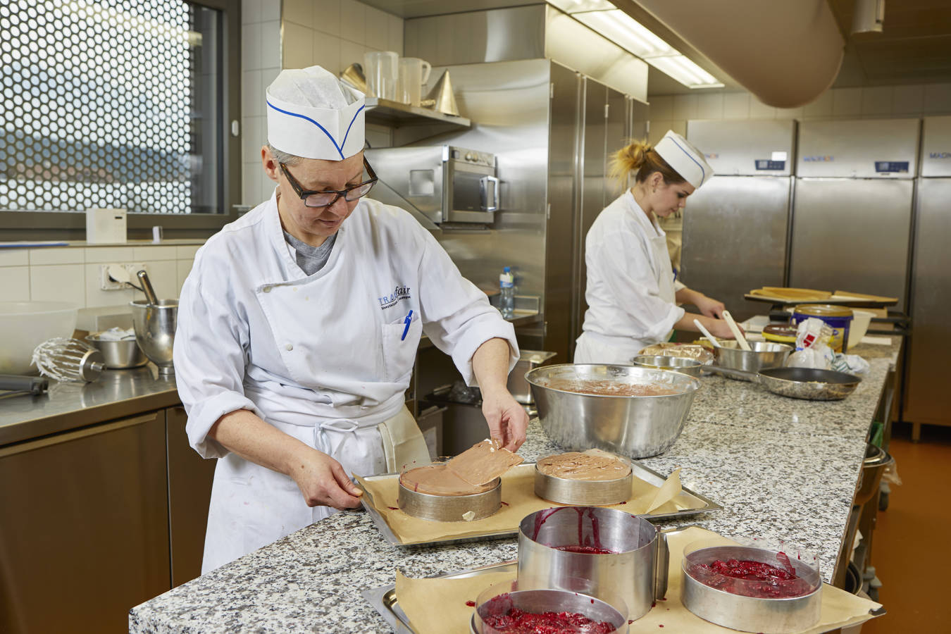 Hauseigene Leckereien werden zubereitet.
