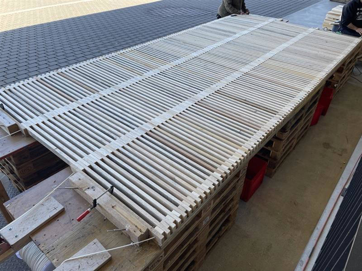 Holzrostproduktion